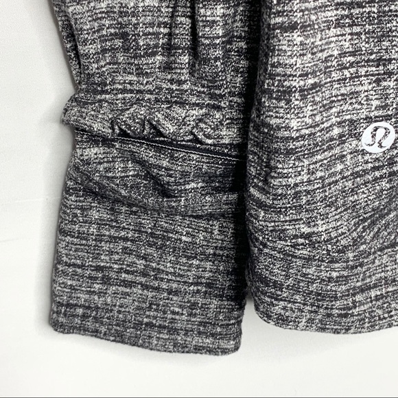 Lululemon Extra Mile Hoodie Black/White Size 6 - Picture 13 of 15